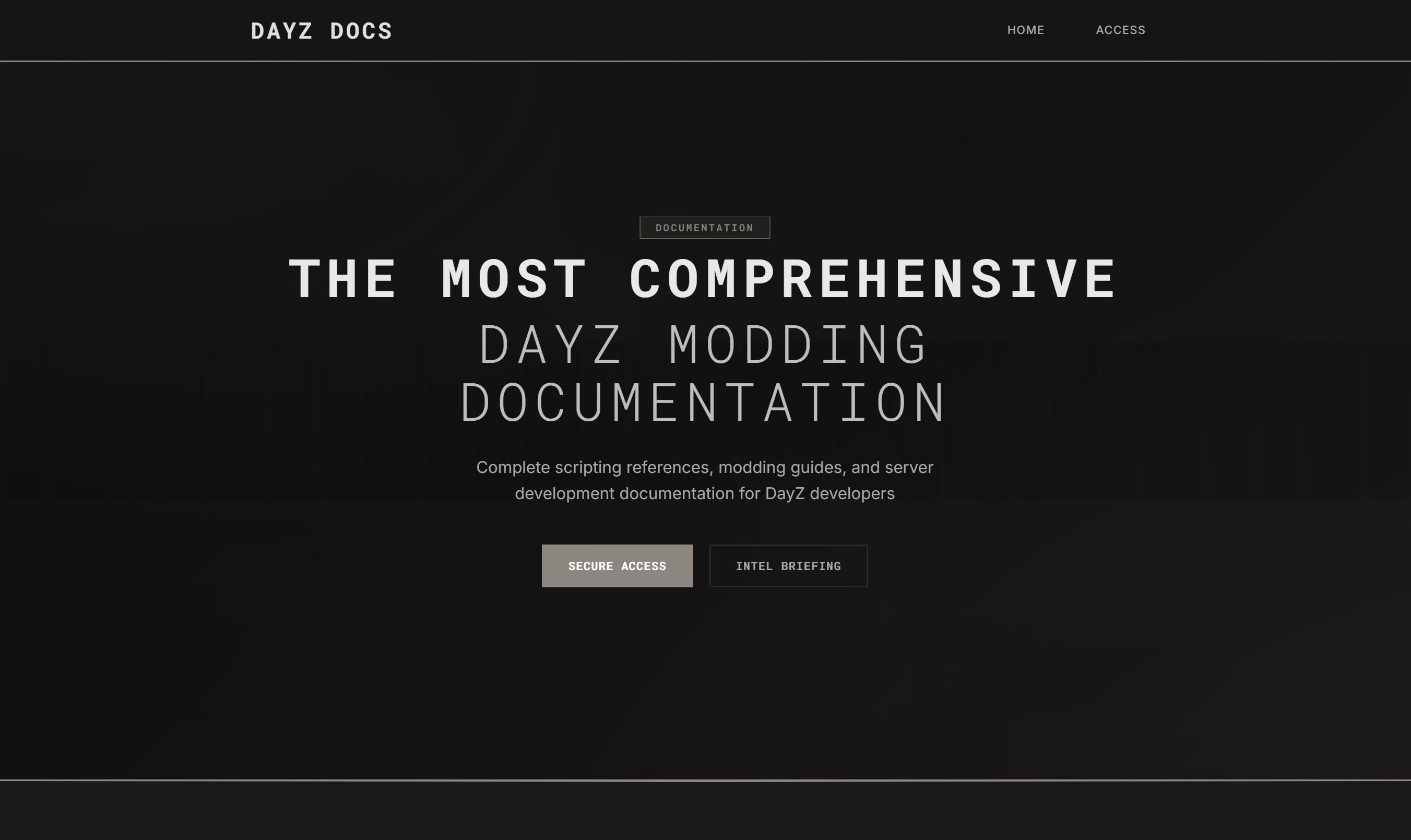 DayZ Docs